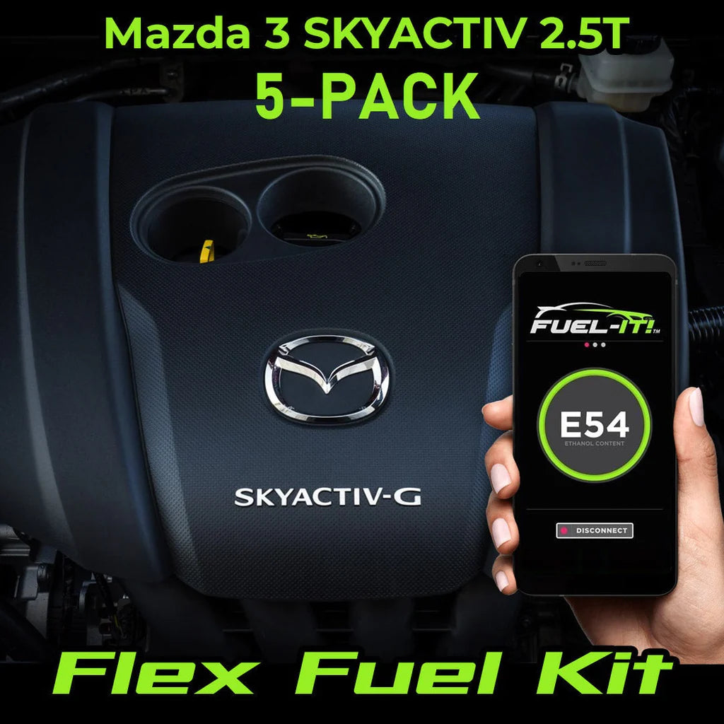 5-PACK of Mazda 3 Bluetooth Flex Fuel Kit for the 2021+ 2.5L Turbo