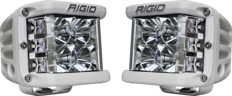 Rigid Industries D-SS - Flood - Set of 2 - White Housing