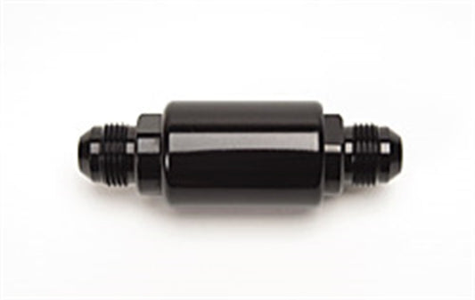 Russell Performance Black Anodized (3-1/4in Length 1-1/4in dia. -8 male inlet/outlet)