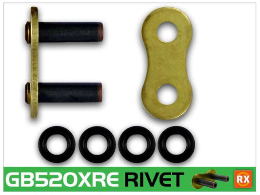 RK Chain 525XRE-RIVET - Natural