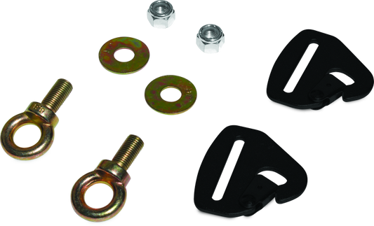 DragonFire Racing Quick-Release Snap Hook Harness Tab Kits - 2 in.