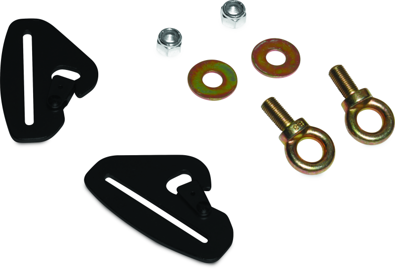 DragonFire Racing Quick-Release Snap Hook Harness Tab Kits - 3 in.