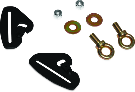 DragonFire Racing Quick-Release Snap Hook Harness Tab Kits - 3 in.