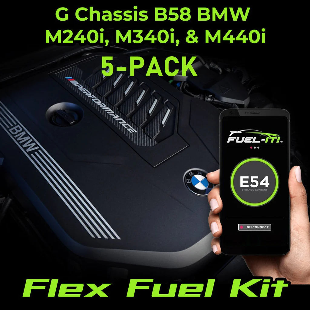 5-PACK of BMW M240i, M340i, & M440i Bluetooth Flex Fuel Kit for the G-Chassis B58 Gen 2