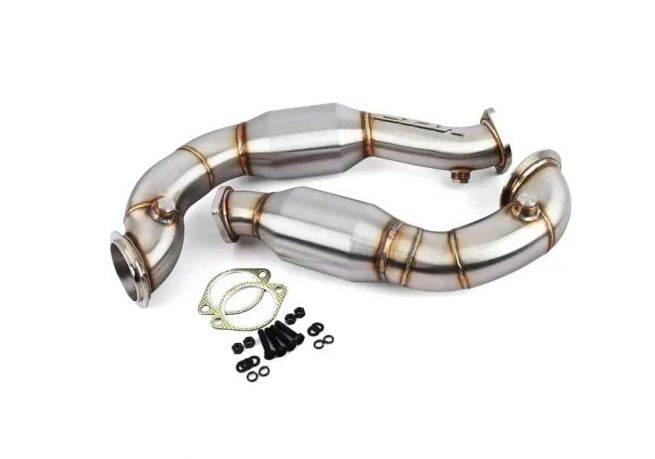 VRSF 3″ Cast Stainless Steel Downpipe Upgrade N54 V2 2007 – 2010 BMW 335i / 2008 – 2012 BMW 135i