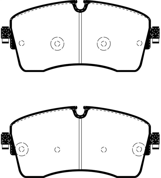 EBC 2018+ Jaguar E-Pace 2.0L Turbo (246) Yellowstuff Front Brake Pads