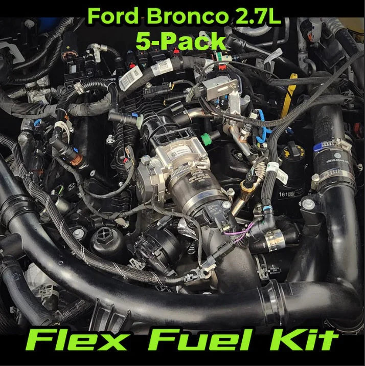 5-Pack of Ford Bronco Bluetooth Flex Fuel Kit for the 2022+ 2.7L EcoBoost