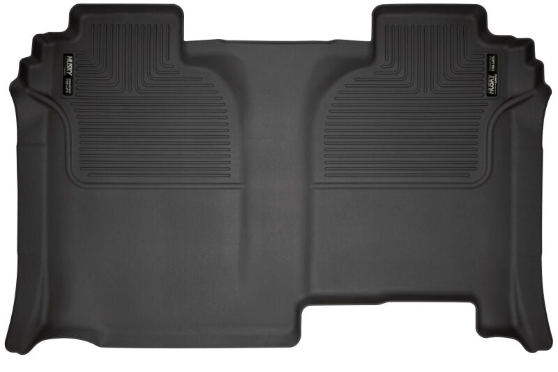 Husky Liners 19-23 Chevrolet Silverado 1500 CC WeatherBeater Black 2nd Row Floor Liners