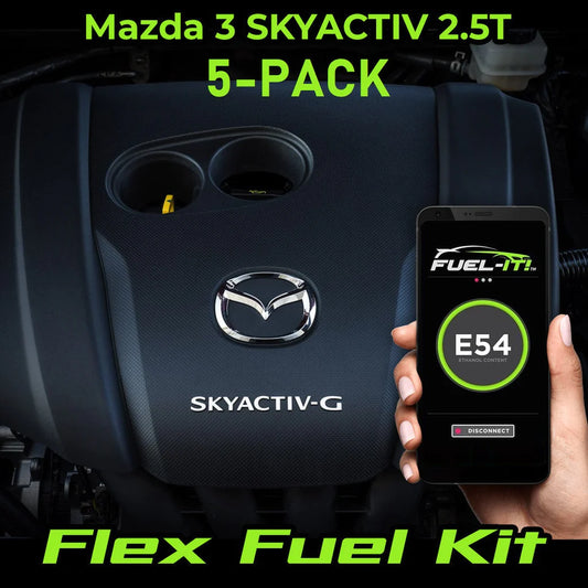 5-PACK of Mazda 3 Bluetooth Flex Fuel Kit for the 2021+ 2.5L Turbo